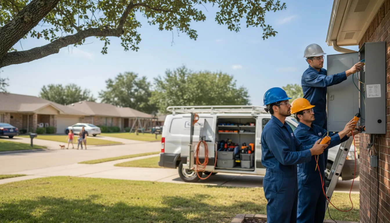 Certified electrician providing emergency electrical services in Dexter, GA